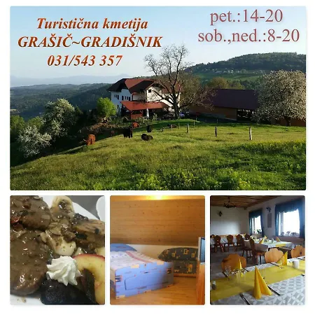 Bauernhof Turisticna Kmetija Grasic - Gradisnik
